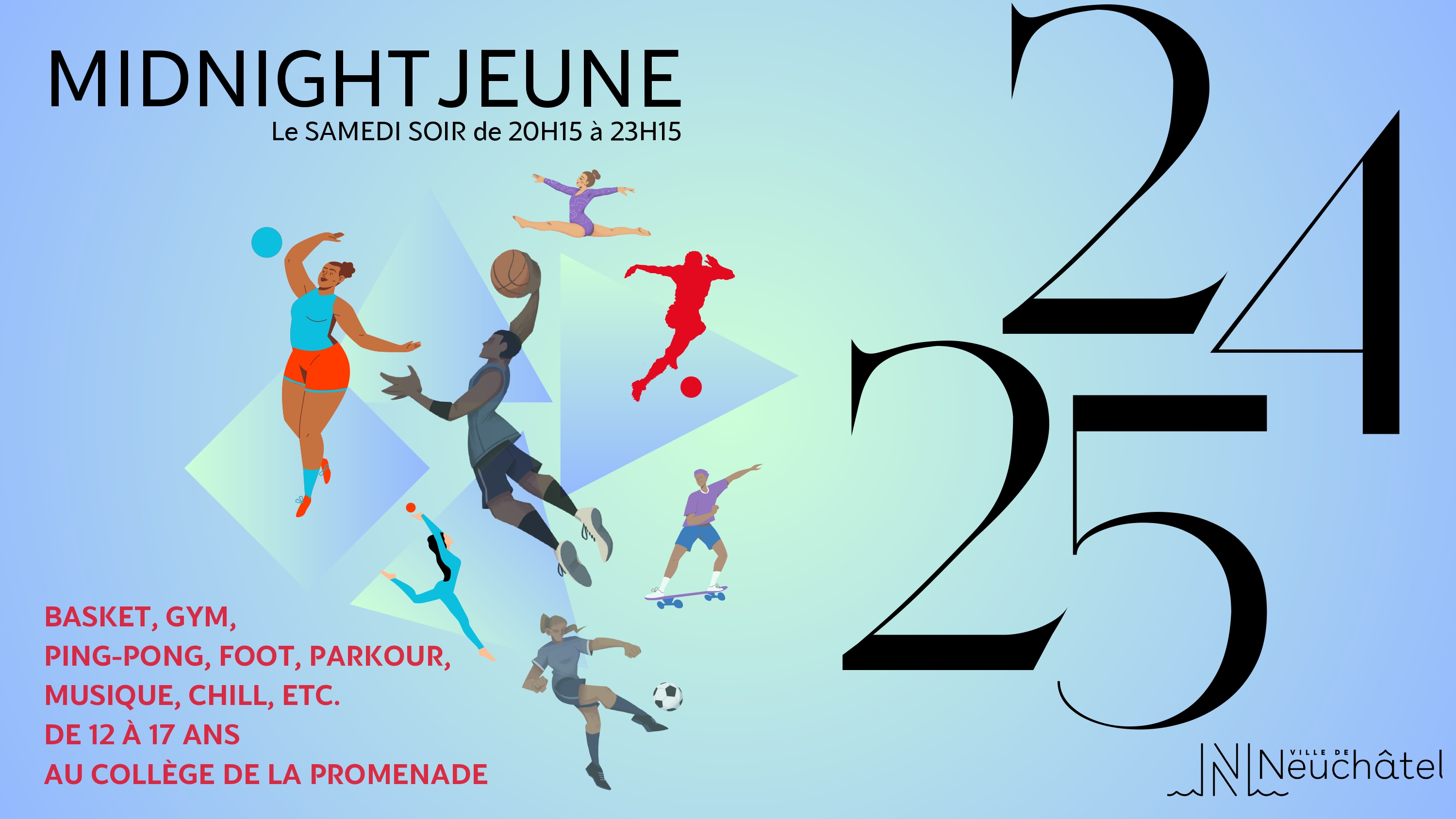 Midnight Jeu'NE - mouvement et rencontres - Neuchâtel